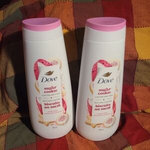 Dove Limited Edition 'Sugar Cookie' Body Wash X 2